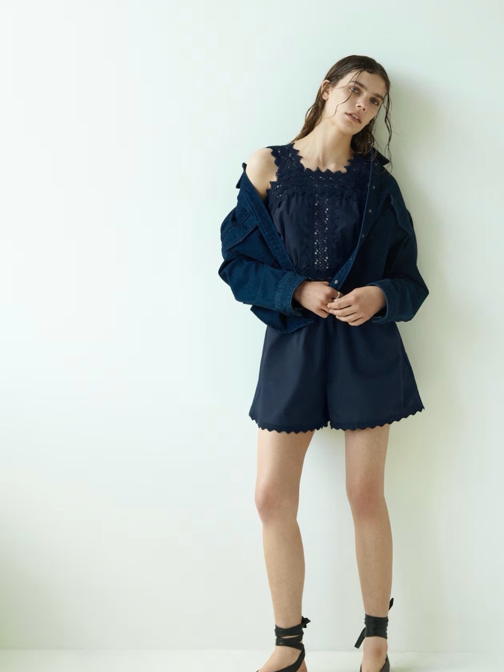 Women’s Navy romper